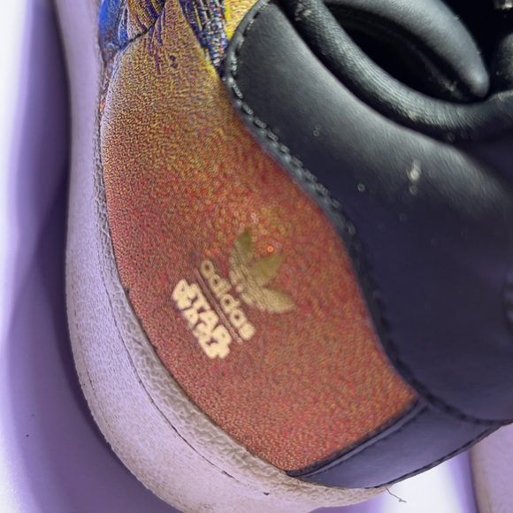 RARE Adidas SuperStars J Star Wars Shoes - Picture 14 of 14